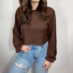 Women’s brown top